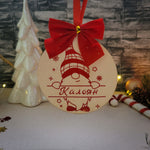 Коледна топка с надпис по избор