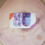 Магнитни книгоразделители с Хелоуин мотиви в лилаво – комплект от 2 броя