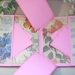 Вътрешна част на мини албума Париж за 10 снимки