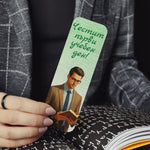 Подарък за учител за 15 септември – книгоразделител с книга