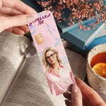 Книгоразделител за учителка по математика с надпис