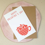 3D картичка със сърца Happy Valentine’s Day