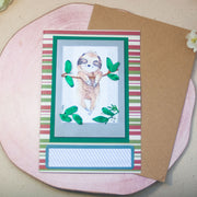 Весела картичка с ленивец – ръчно изработен подарък за дете