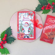 Празнична коледна картичка с възможност за добавяне на име