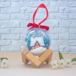 Персонализирана топка с надпис Весела Коледа