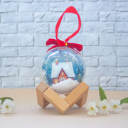 Персонализирана топка с надпис Весела Коледа