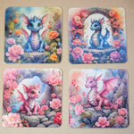 Подложки за чаши с приказни дракончета – идеален фентъзи подарък за дете