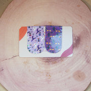 Магнитни книгоразделители с Хелоуин мотиви в лилаво – комплект от 2 броя