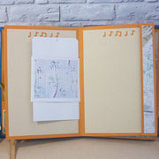 Подаръчен албум за снимки с романтичен дизайн в топли цветове