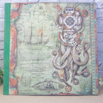 steampunk мини албум за снимки с ретро дизайн