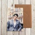 Принтирана картичка за рожден ден с крафт плик